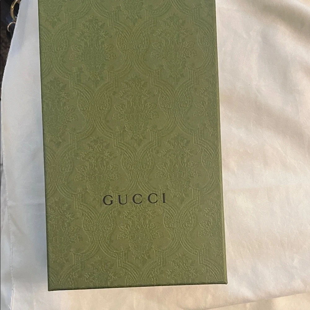 Gucci Olive Green Patterned Box